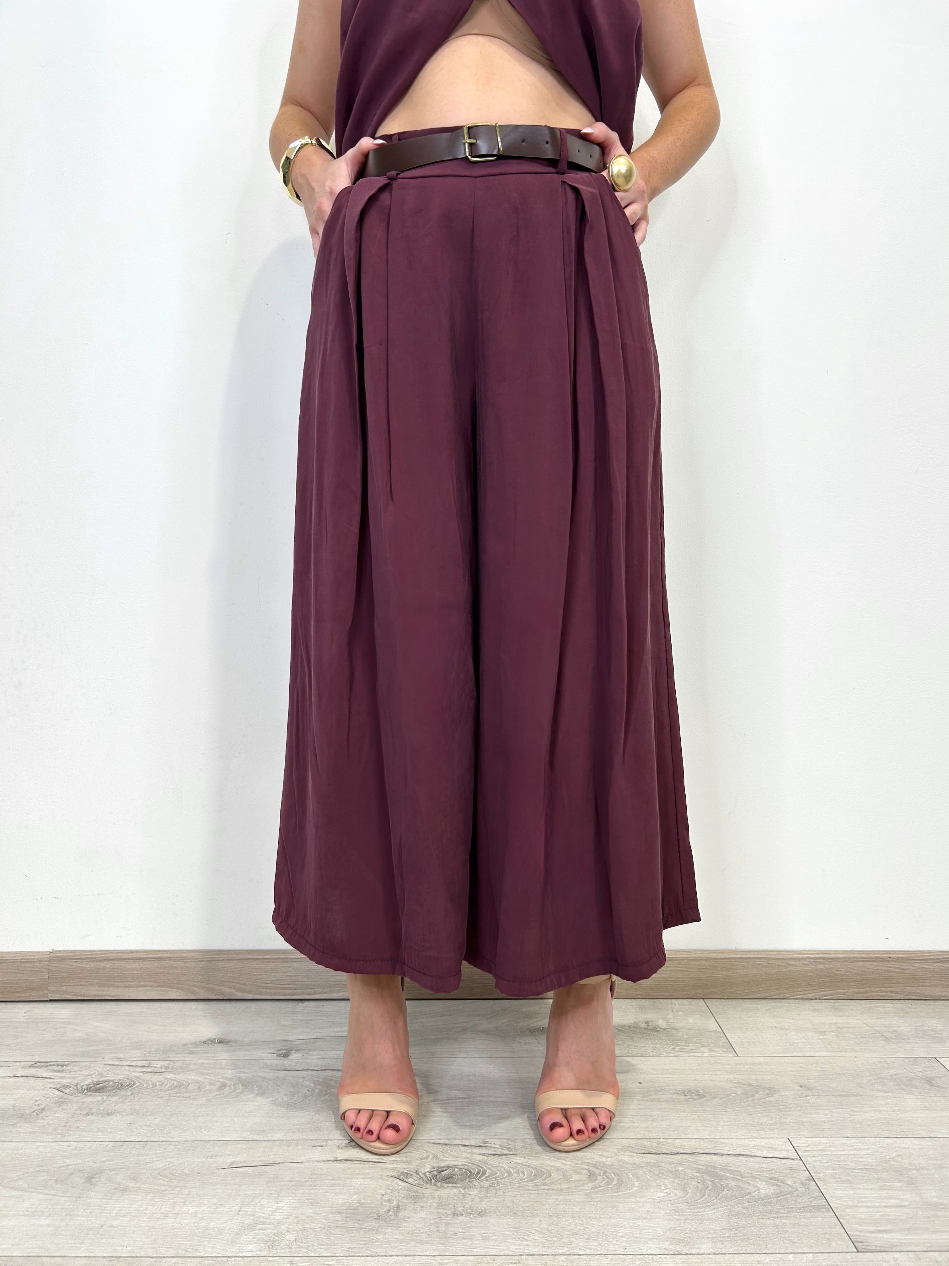 Pantalone Aly Bordeaux