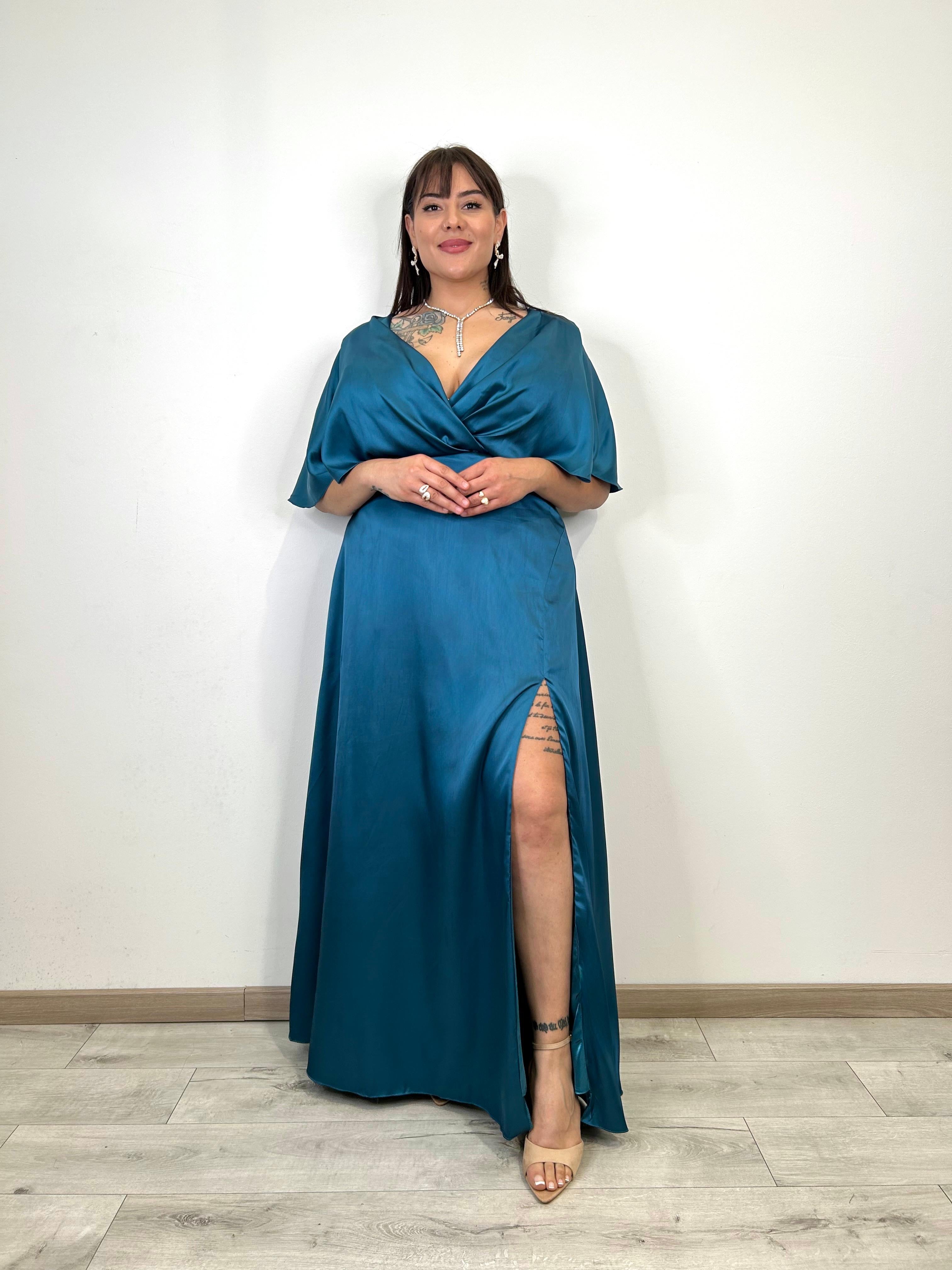 Abito Chloe Petrolio
