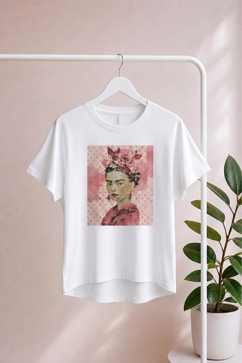 T-shirt Frida Rosa