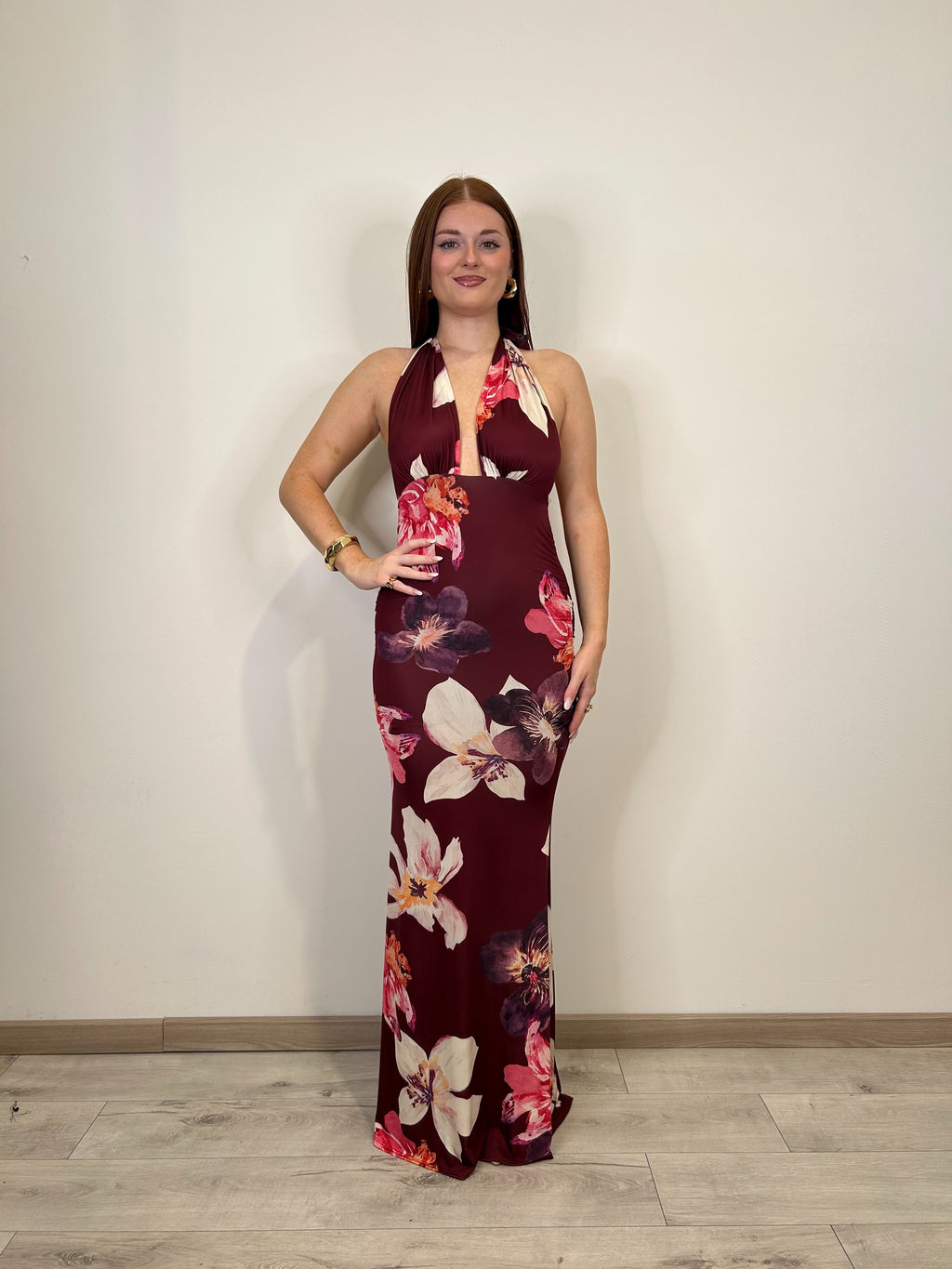 Dress Cleopatra Bordeaux