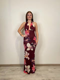 Dress Cleopatra Bordeaux